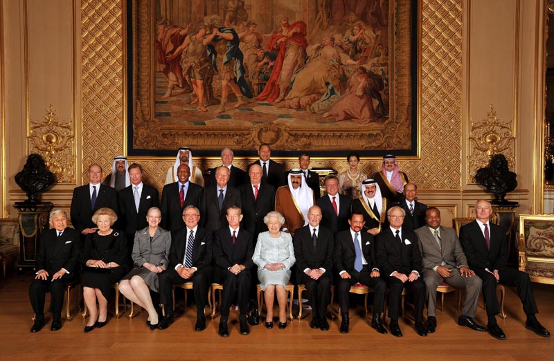 Royalty of the world at Windsor May 18, 2012